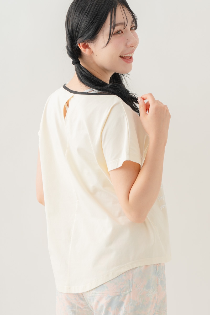 【先行割10％OFF】　グランジブロッサムＴシャツ  ホワイト 1634-1642【8/17まで】
