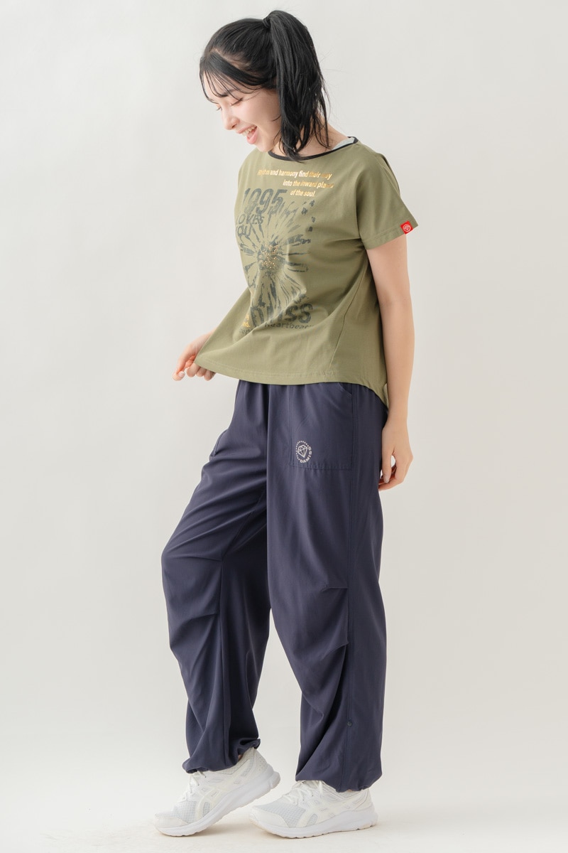 【先行割10％OFF】　グランジブロッサムＴシャツ  カーキ 1634-1642【8/17まで】