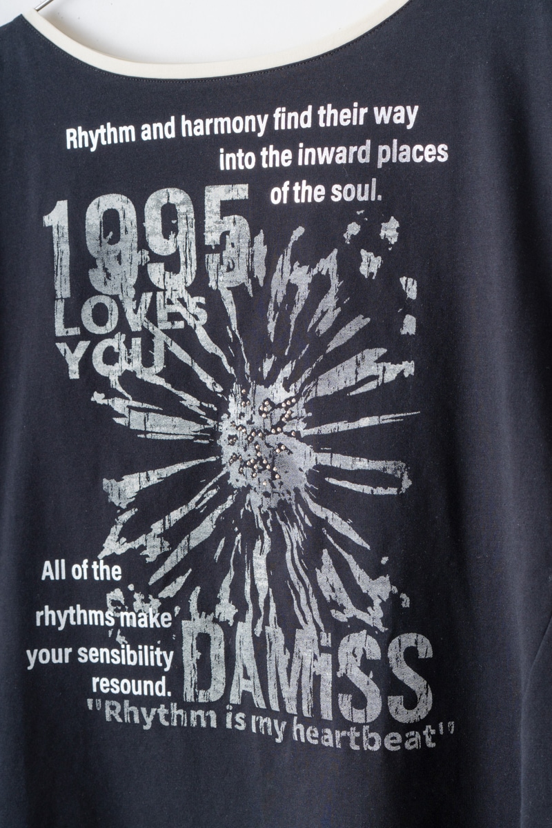 【先行割10％OFF】　グランジブロッサムＴシャツ  カーキ 1634-1642【8/17まで】