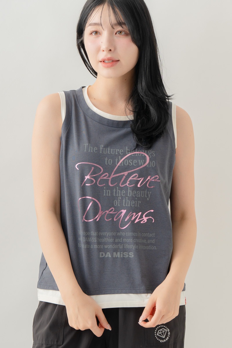 【先行割10％OFF】　レイヤードタンク チャコール 1633-1643【8/17まで】