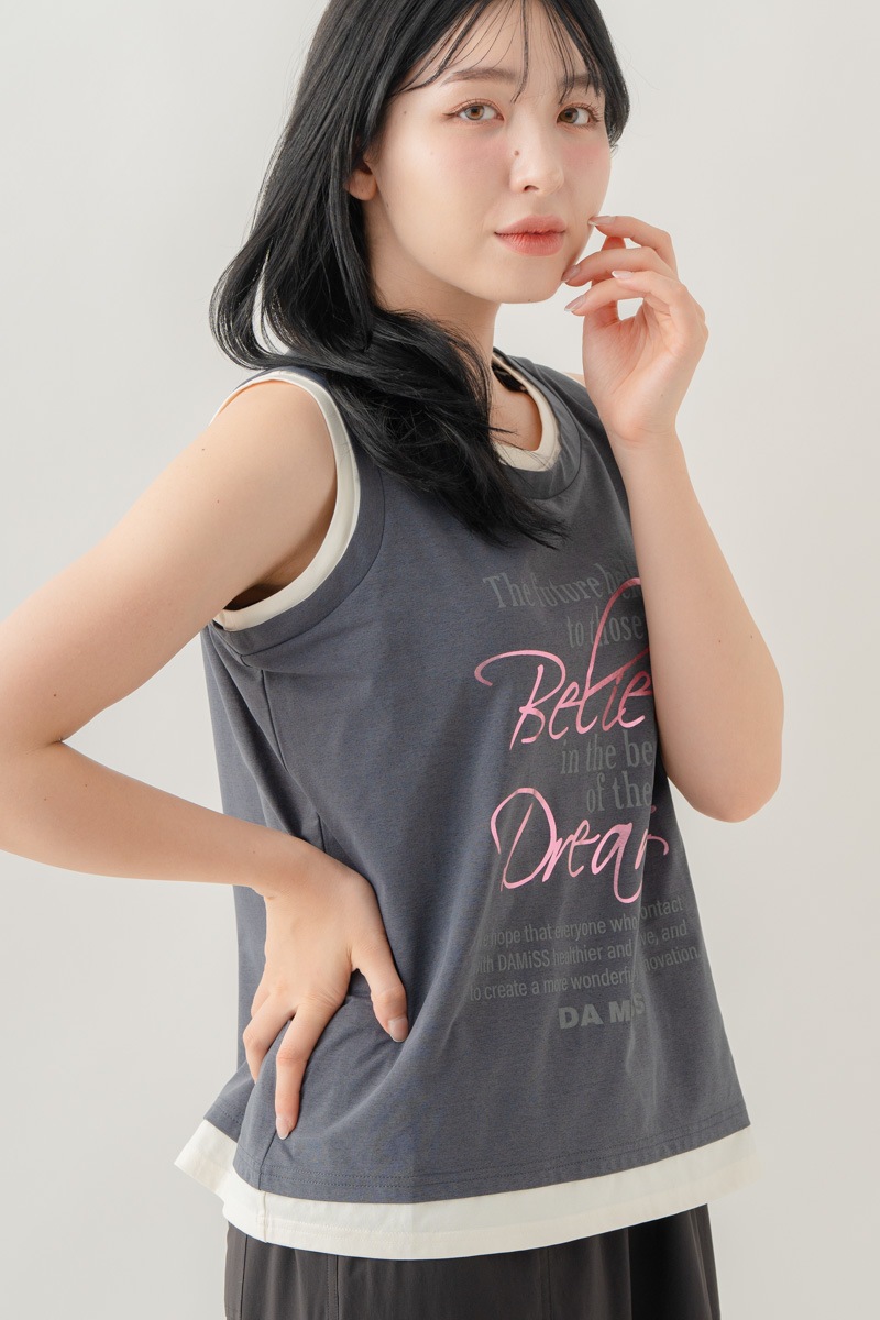 【先行割10％OFF】　レイヤードタンク チャコール 1633-1643【8/17まで】