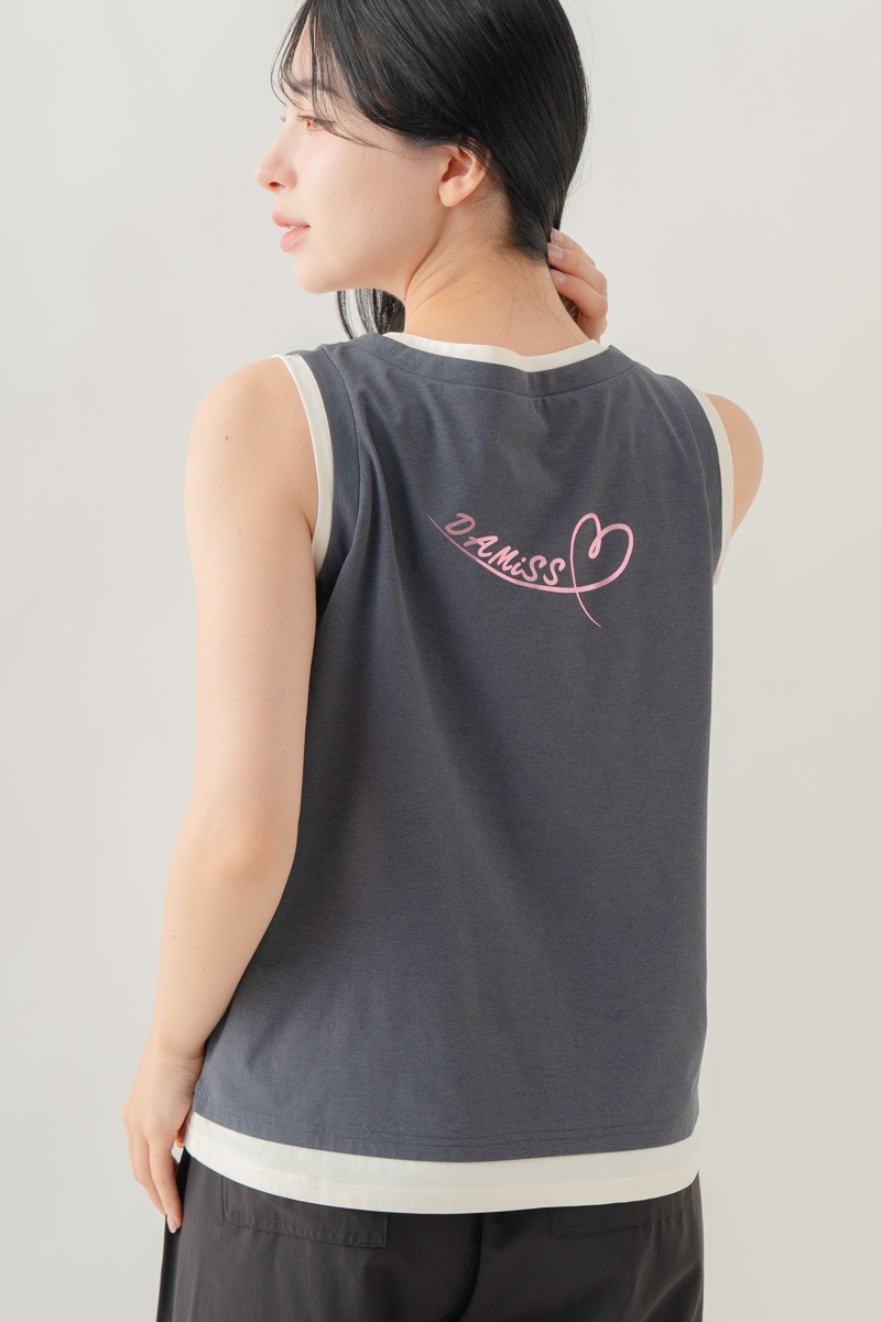 【先行割10％OFF】　レイヤードタンク チャコール 1633-1643【8/17まで】