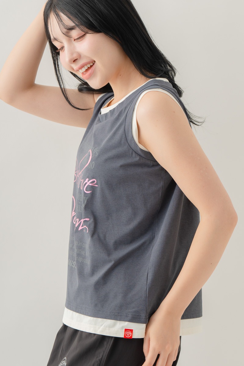 【先行割10％OFF】　レイヤードタンク チャコール 1633-1643【8/17まで】