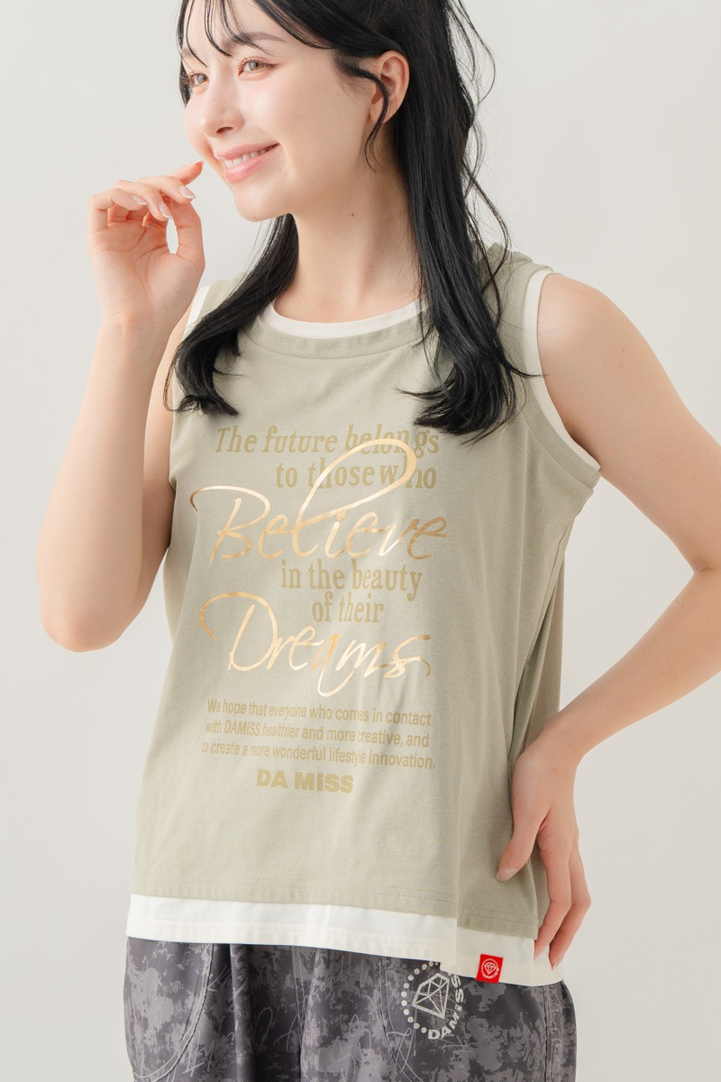 【先行割10％OFF】　レイヤードタンク ライトカーキ 1633-1643【8/17まで】