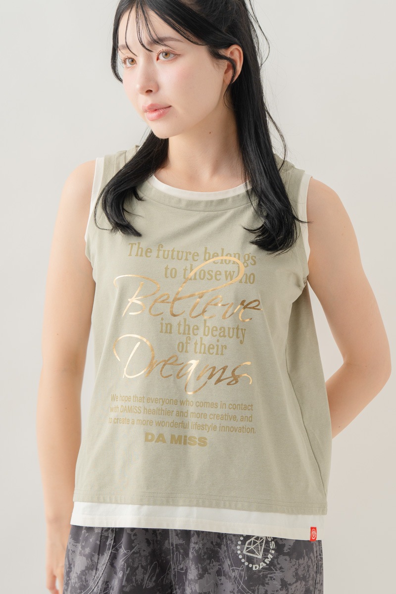 【先行割10％OFF】　レイヤードタンク ライトカーキ 1633-1643【8/17まで】