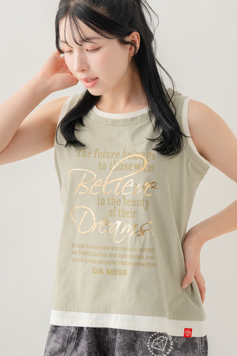 【先行割10％OFF】　レイヤードタンク ライトカーキ 1633-1643【8/17まで】