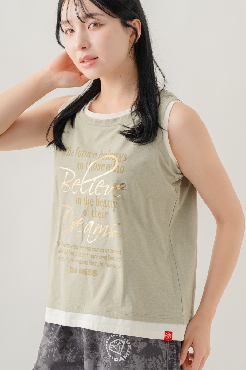 【先行割10％OFF】　レイヤードタンク ライトカーキ 1633-1643【8/17まで】