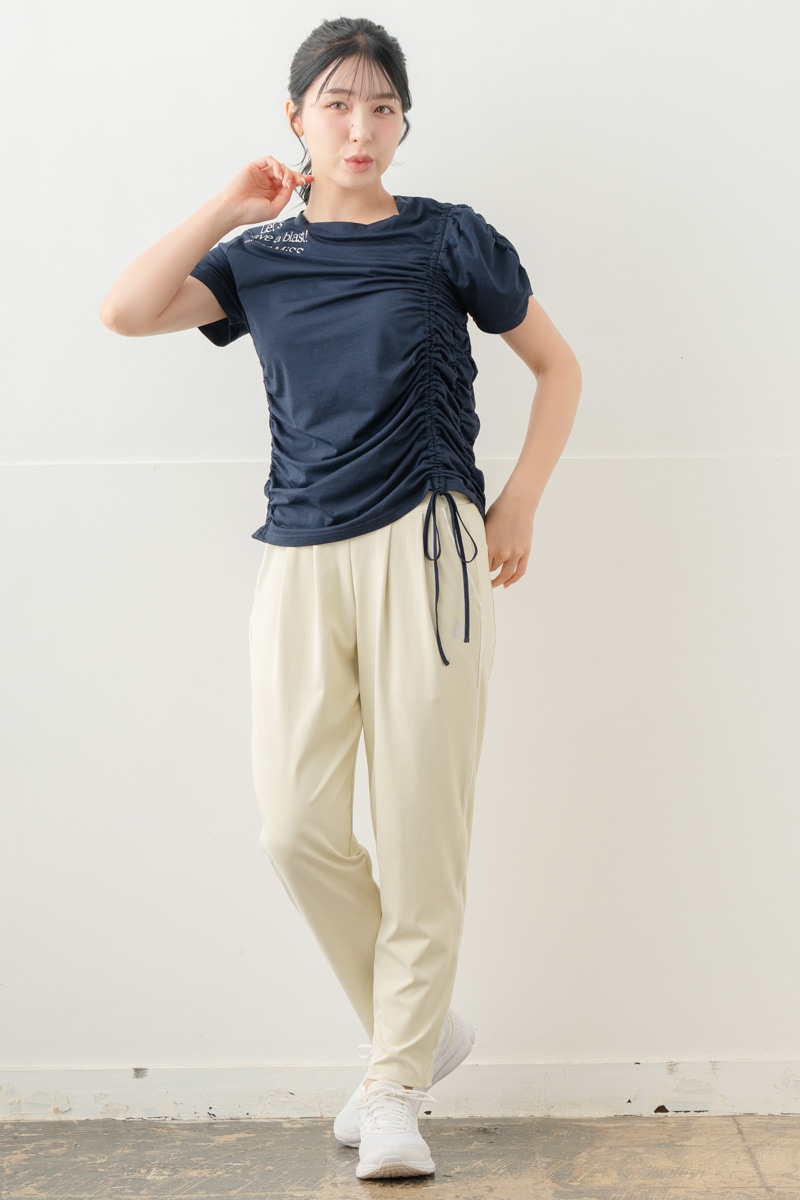 【先行割10％OFF】　シャーリングＴシャツ ネイビー 5634-1645【8/17まで】