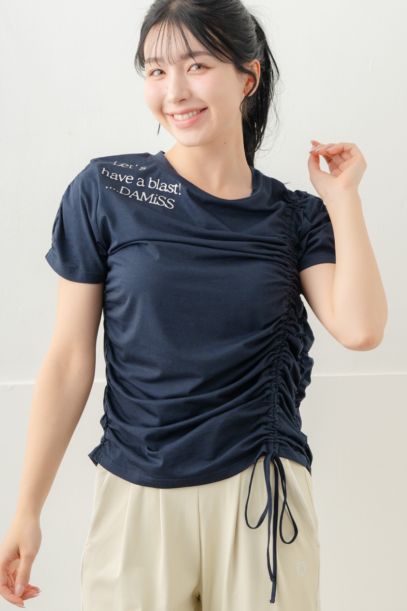 【先行割10％OFF】　シャーリングＴシャツ ネイビー 5634-1645【8/17まで】