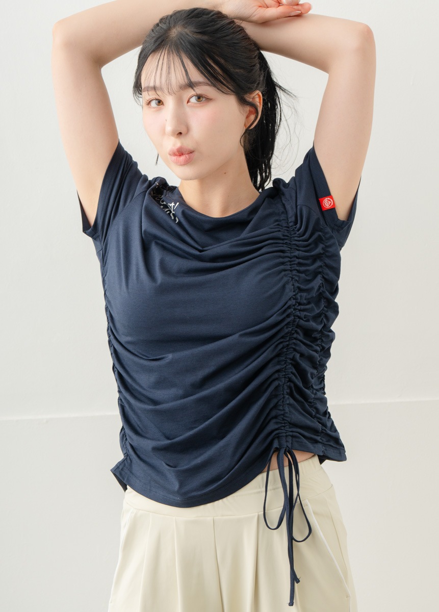 【先行割10％OFF】　シャーリングＴシャツ ネイビー 5634-1645【8/17まで】