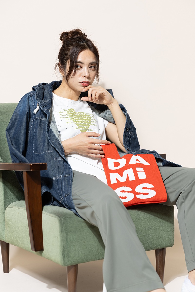 DAMISSニットミニバッグ レッド 1408-0520