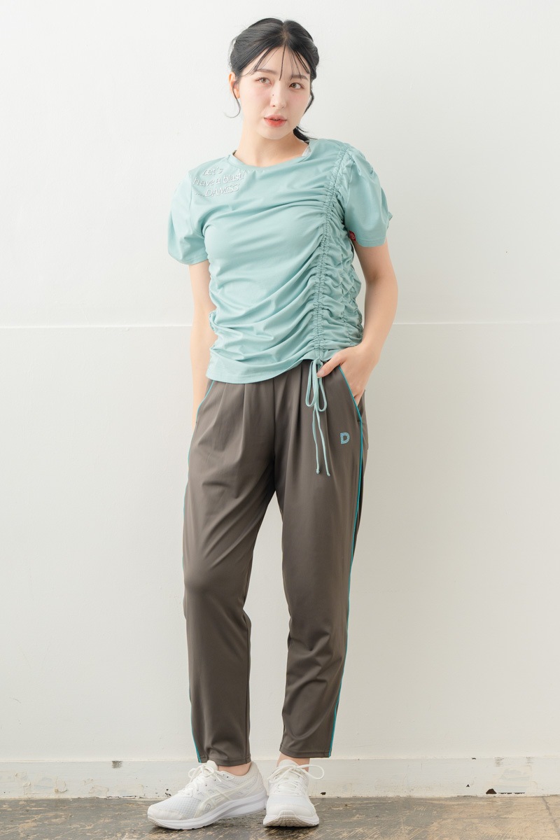 【先行割10％OFF】　シャーリングＴシャツ ミント 5634-1645【8/17まで】