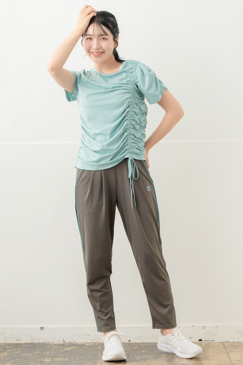 【先行割10％OFF】　シャーリングＴシャツ ミント 5634-1645【8/17まで】