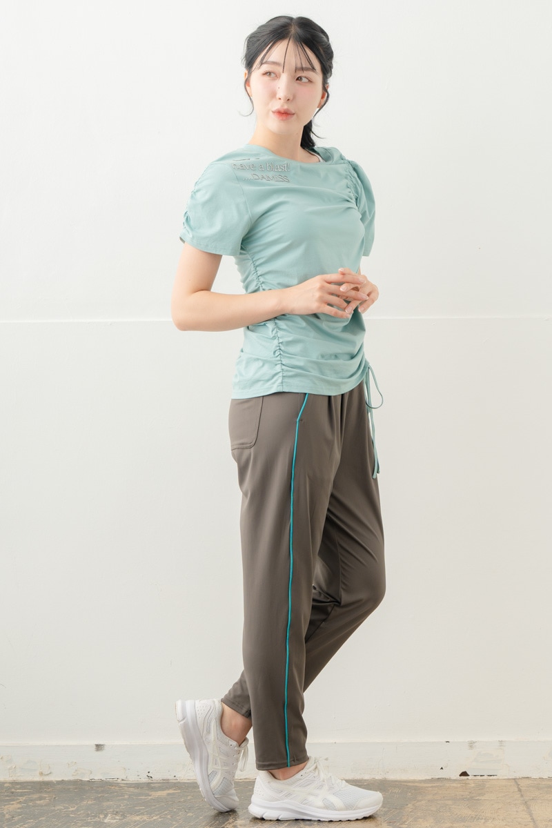 【先行割10％OFF】　シャーリングＴシャツ ミント 5634-1645【8/17まで】