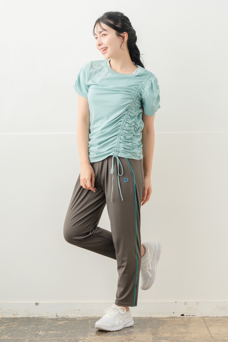 【先行割10％OFF】　シャーリングＴシャツ ミント 5634-1645【8/17まで】