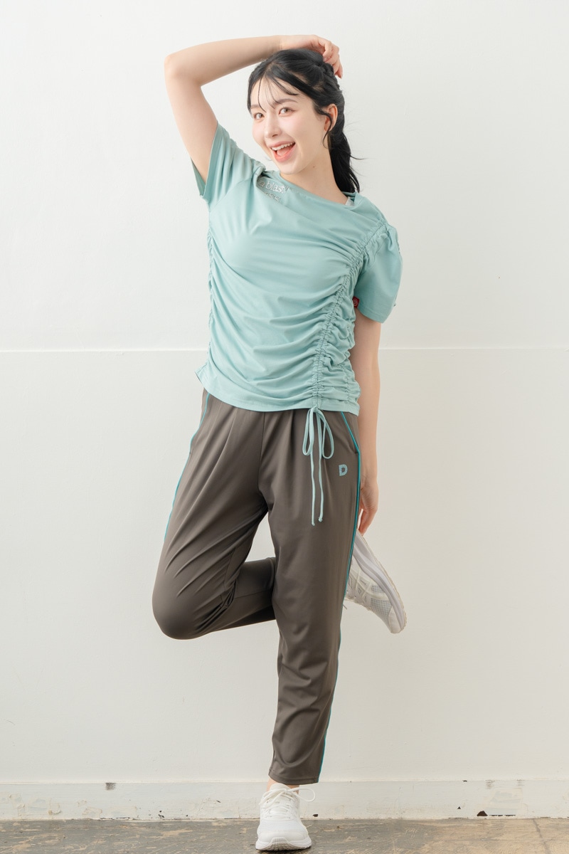 【先行割10％OFF】　シャーリングＴシャツ ミント 5634-1645【8/17まで】