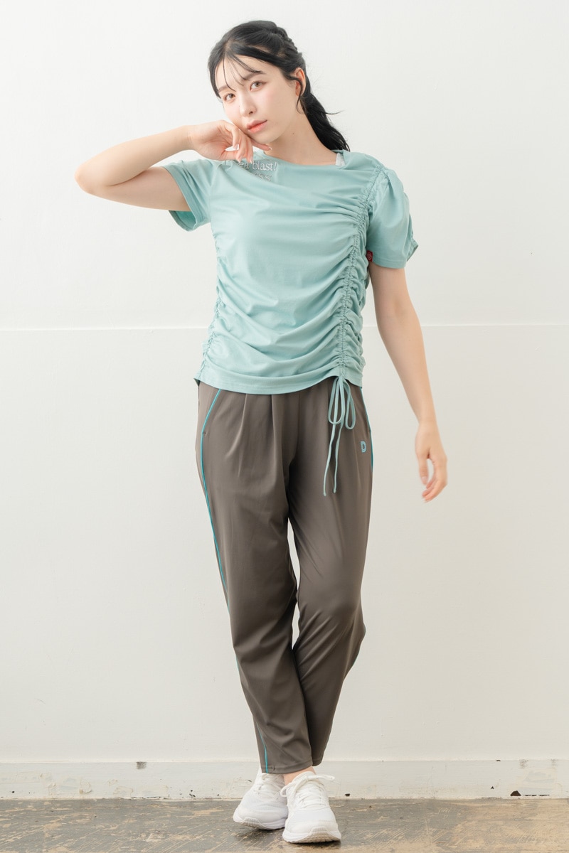 【先行割10％OFF】　シャーリングＴシャツ ミント 5634-1645【8/17まで】
