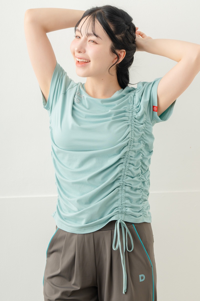 【先行割10％OFF】　シャーリングＴシャツ ミント 5634-1645【8/17まで】