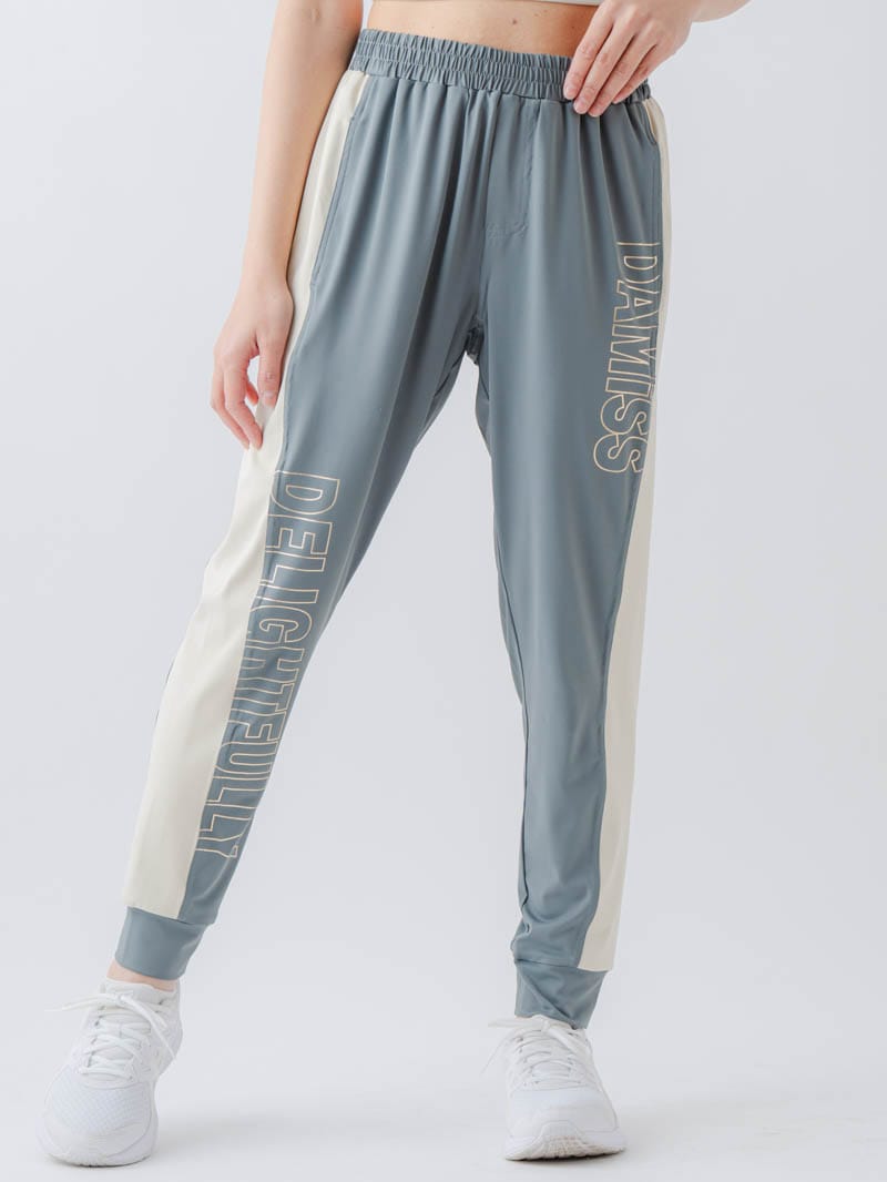 先行割10％OFF】 ラインロゴジョガーパンツ ブルーグレー 1632-1472【3