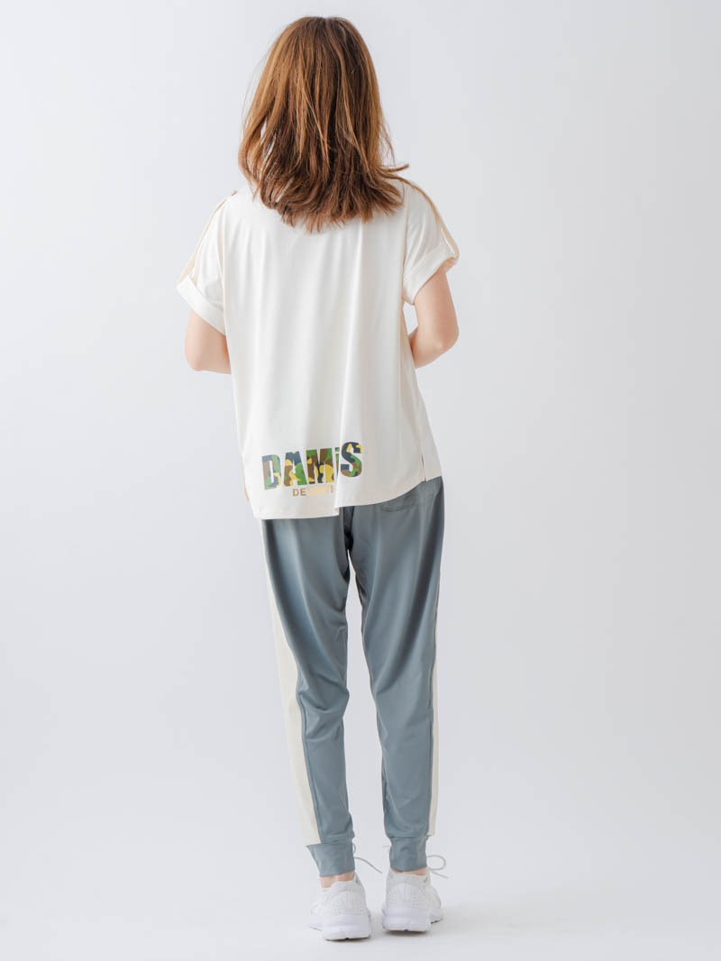 先行割10％OFF】 ラインロゴジョガーパンツ ブルーグレー 1632-1472【3