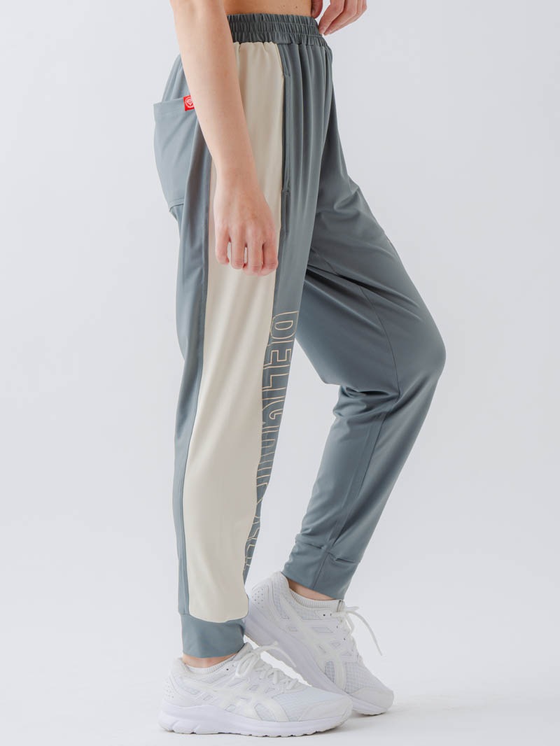 先行割10％OFF】 ラインロゴジョガーパンツ ブルーグレー 1632-1472【3