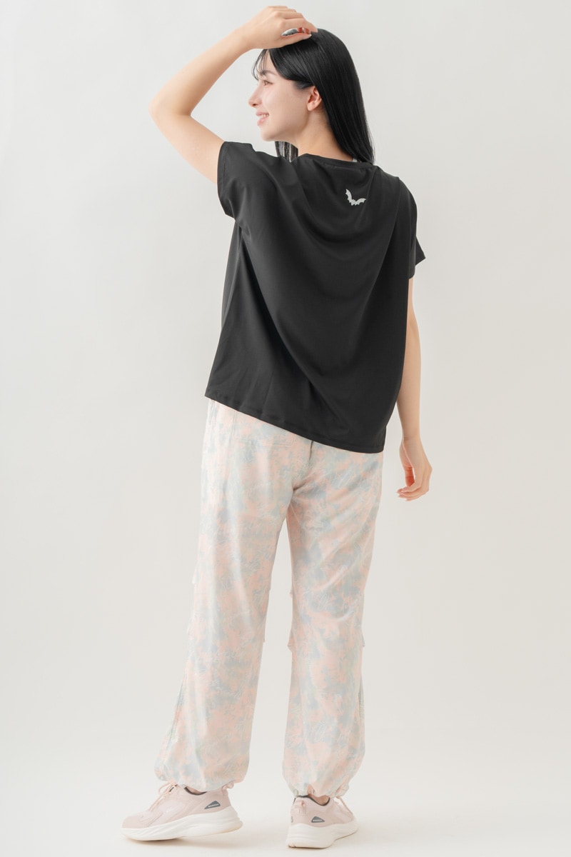 ジュエルパターンTシャツ  ブラック 1634-1493