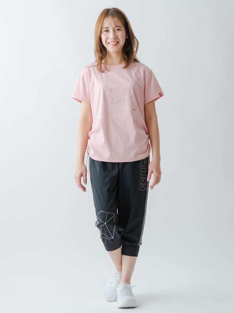 シルバーメタリックDogTシャツ  ピンク  1634-1620