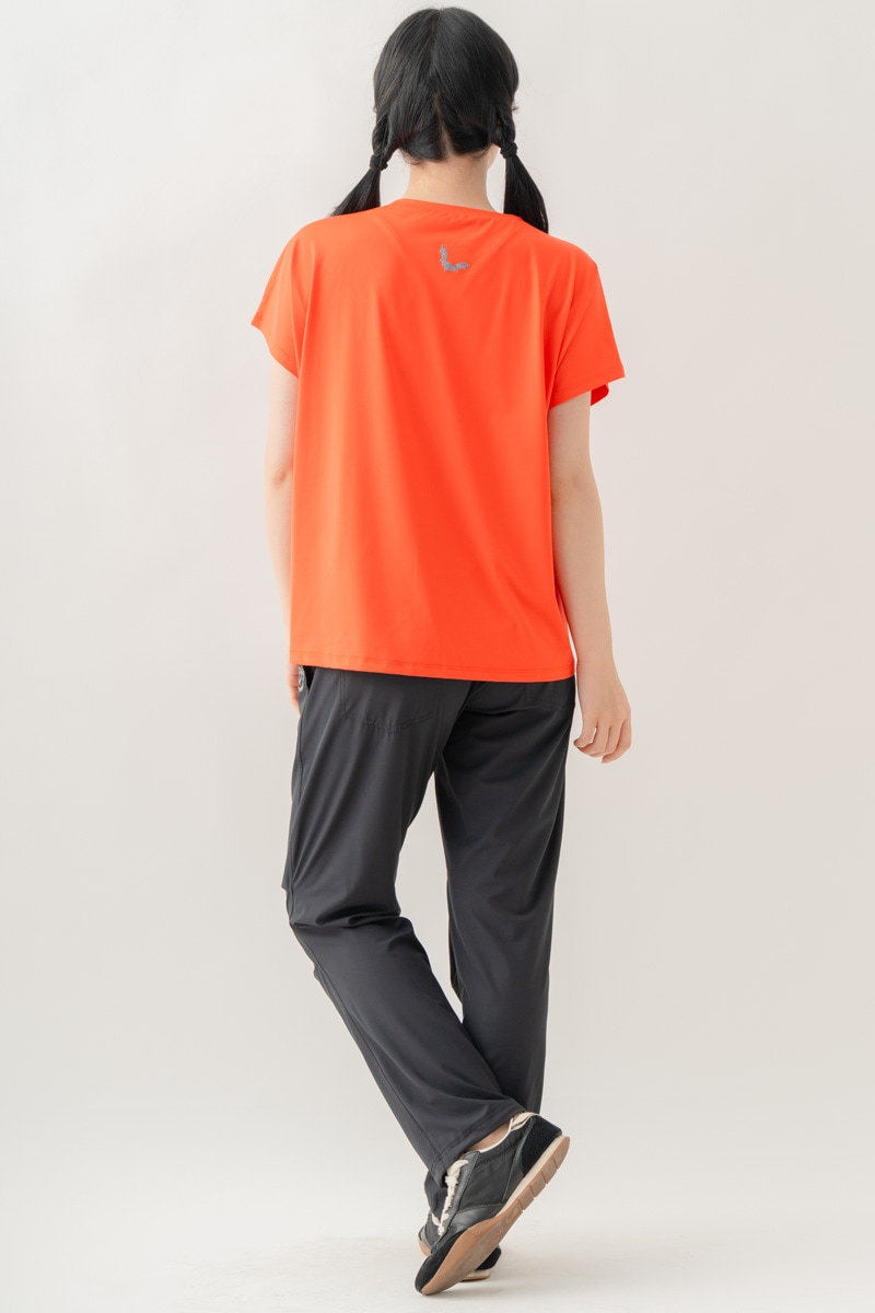 ジュエルパターンTシャツ  オレンジ 1634-1493