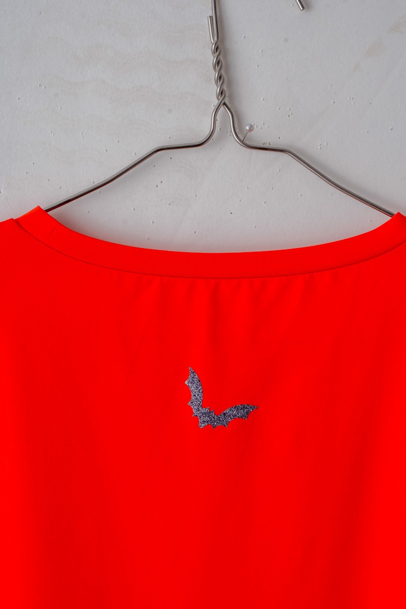 ジュエルパターンTシャツ  オレンジ 1634-1493