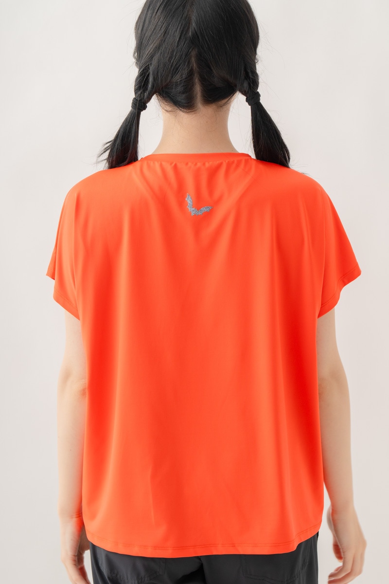 ジュエルパターンTシャツ  オレンジ 1634-1493
