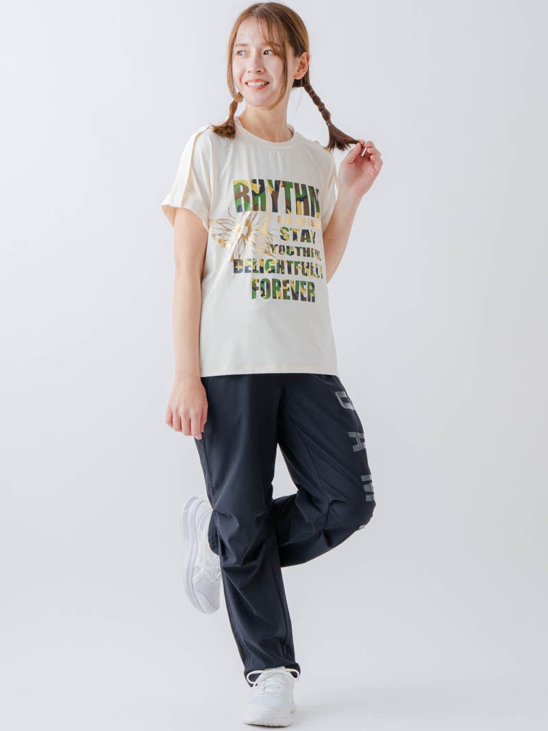 ARMYロゴTシャツ アイボリー 1634-1621