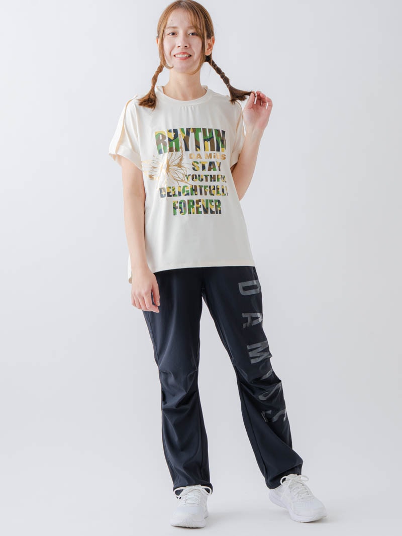 ARMYロゴTシャツ アイボリー 1634-1621