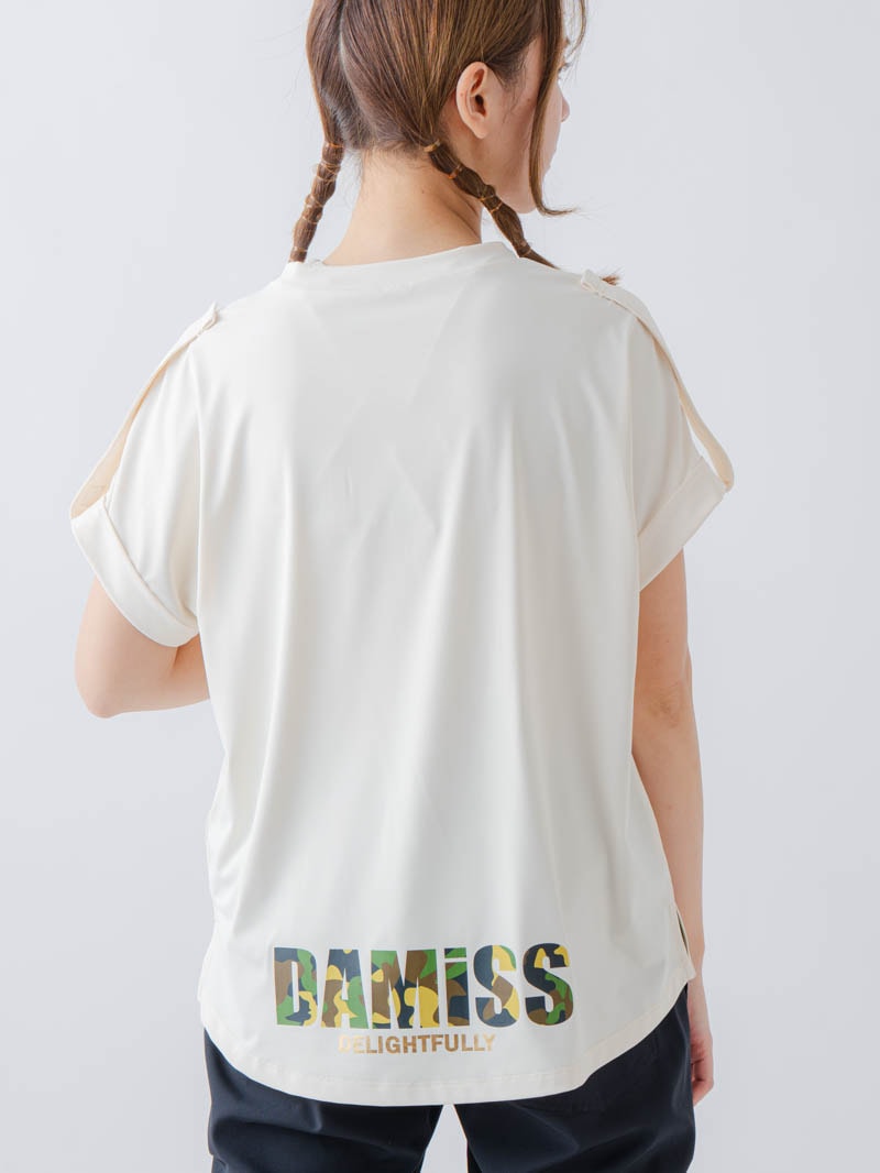 ARMYロゴTシャツ アイボリー 1634-1621