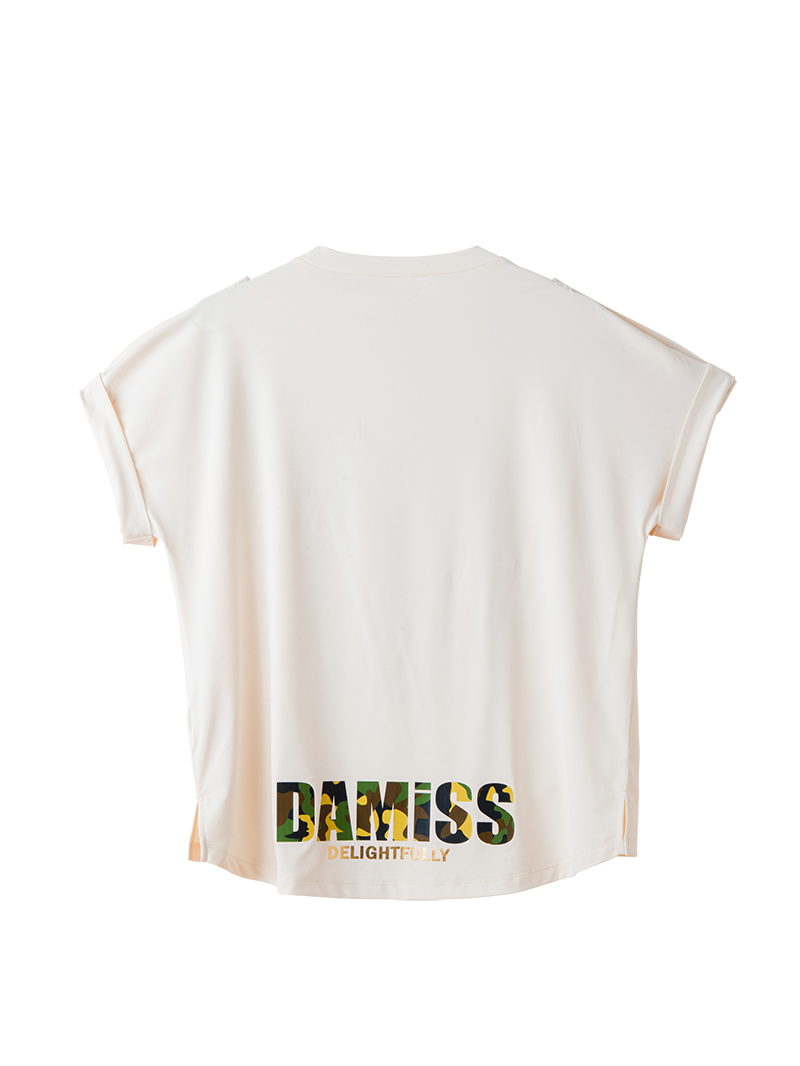 ARMYロゴTシャツ アイスグレー 1634-1621