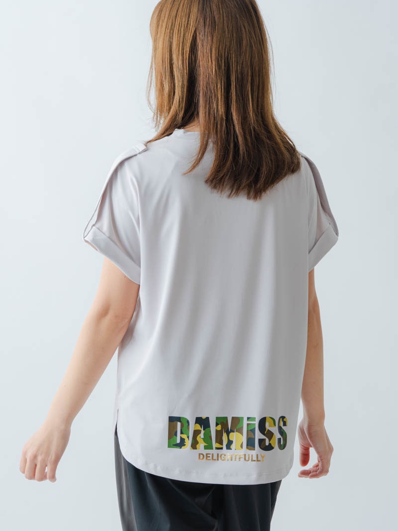ARMYロゴTシャツ アイスグレー 1634-1621