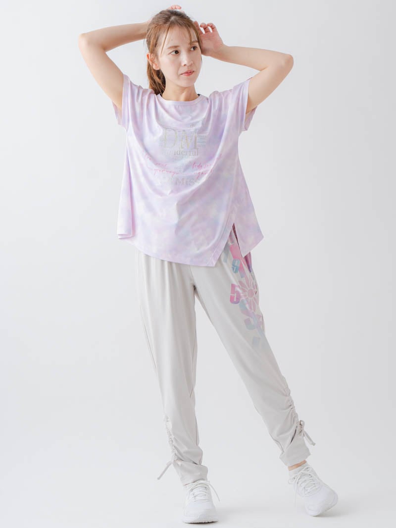 ホログラムチュニックＴシャツ  パープル  1634-1622
