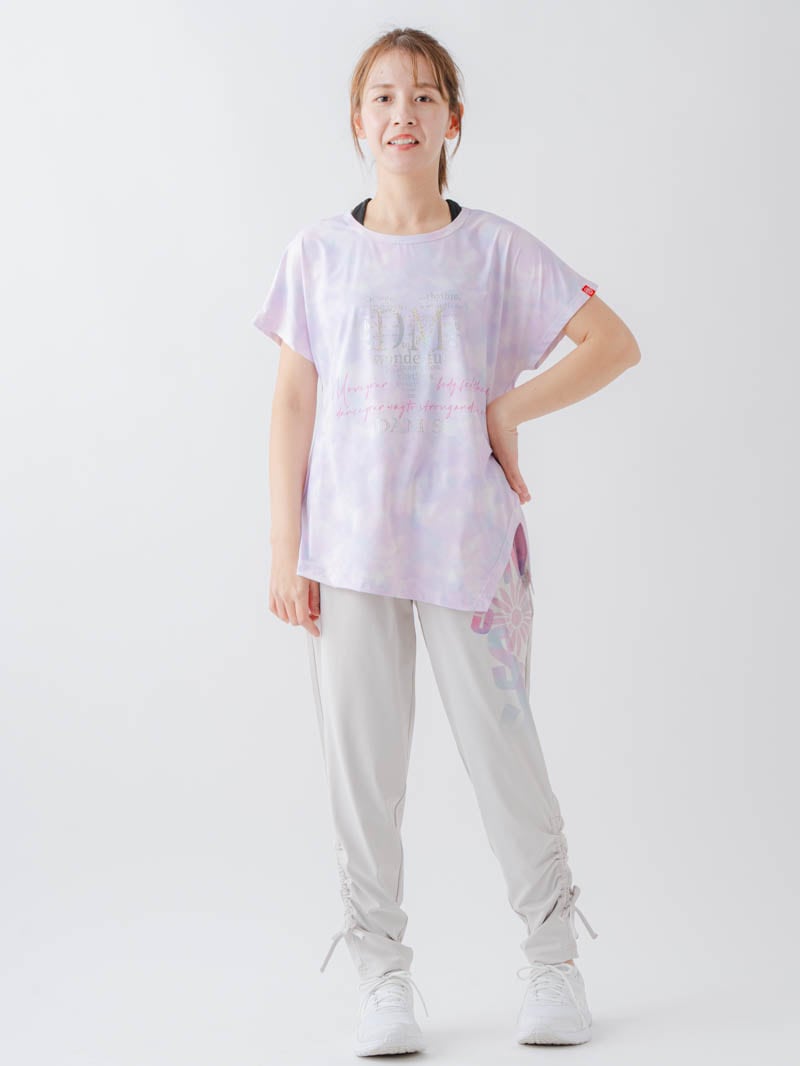 ホログラムチュニックＴシャツ  パープル  1634-1622