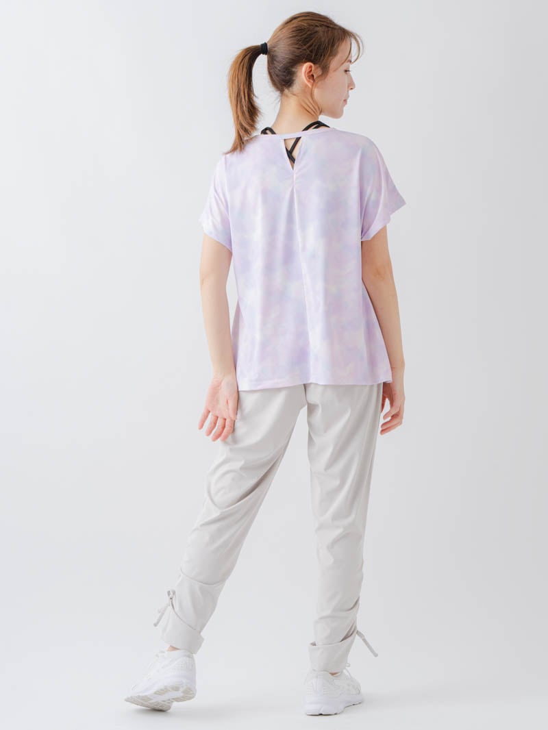 ホログラムチュニックＴシャツ  パープル  1634-1622