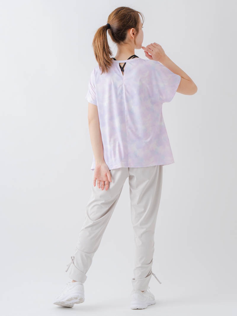ホログラムチュニックＴシャツ  パープル  1634-1622