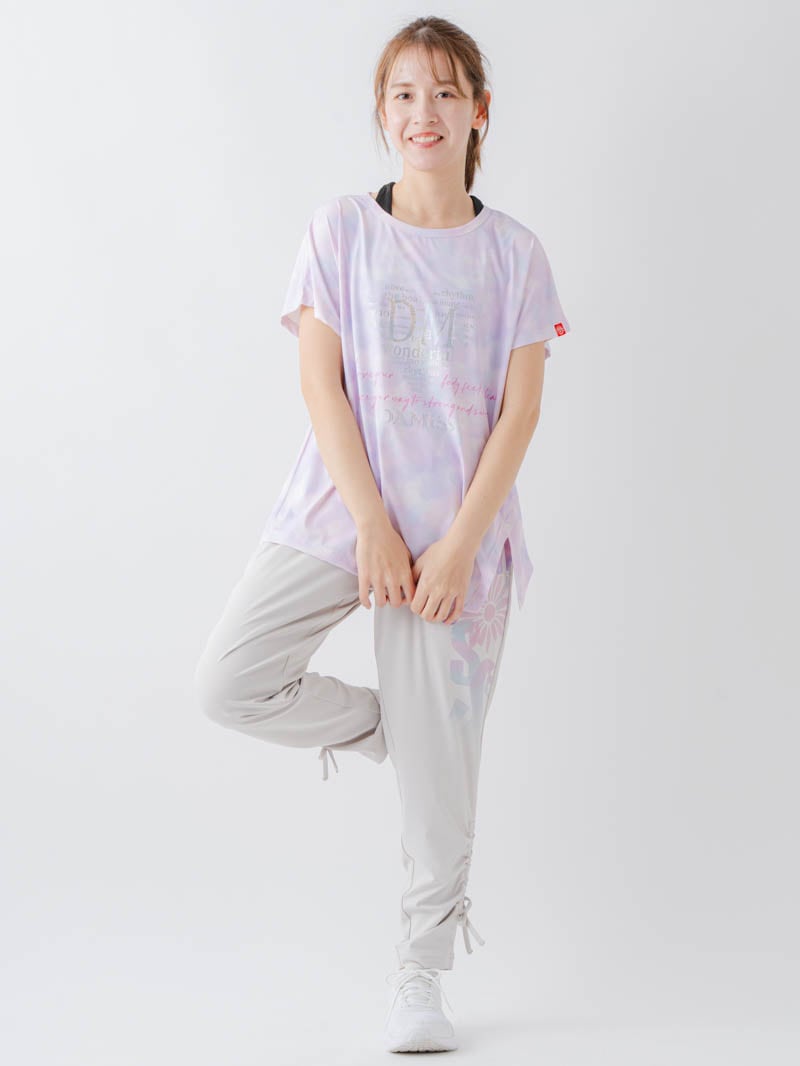 ホログラムチュニックＴシャツ  パープル  1634-1622