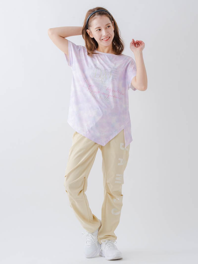 ホログラムチュニックＴシャツ  パープル  1634-1622