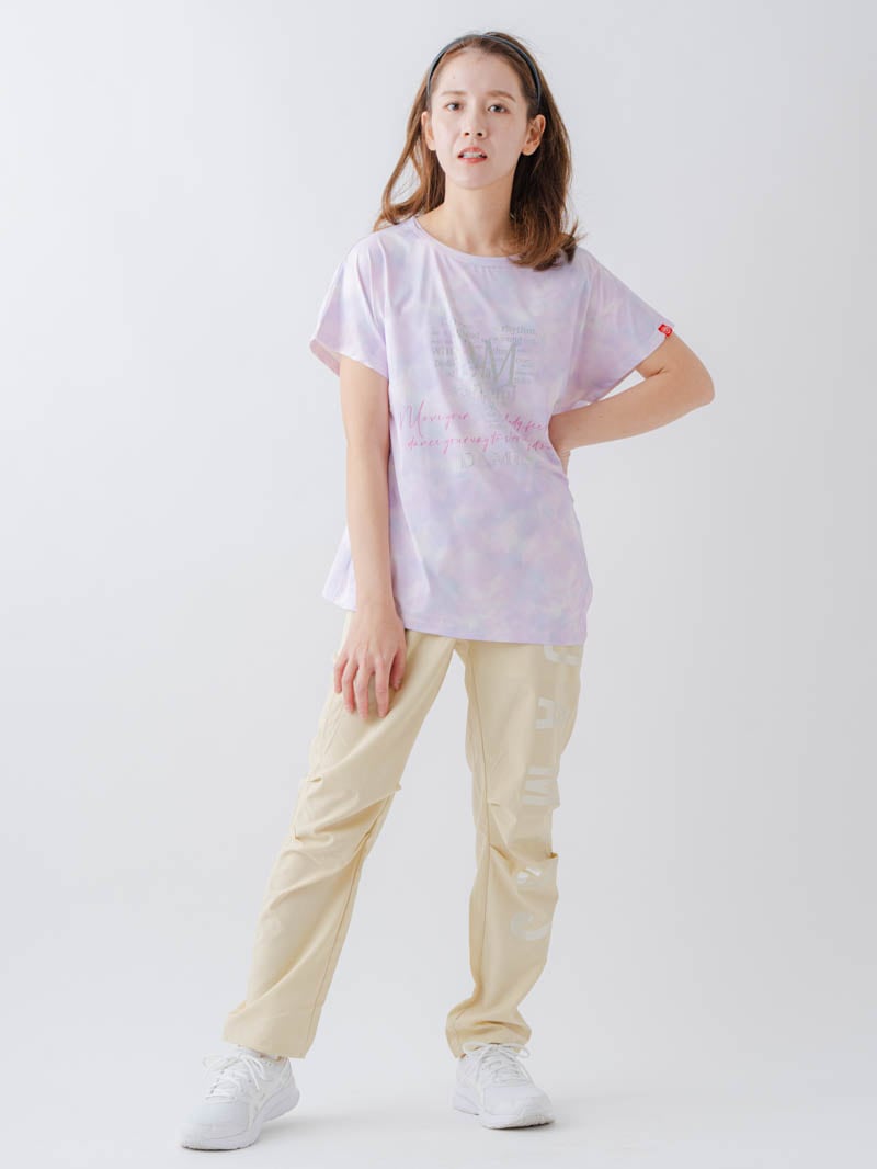 ホログラムチュニックＴシャツ  パープル  1634-1622
