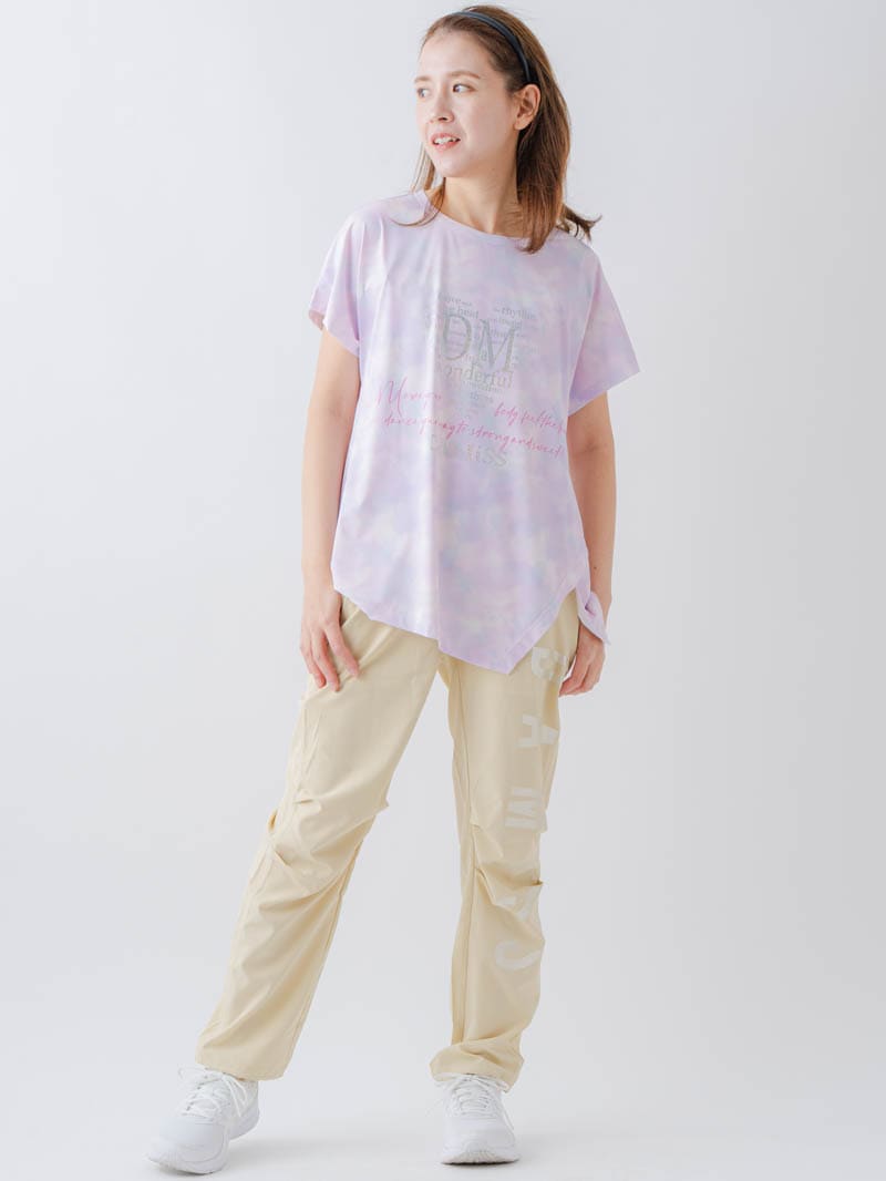 ホログラムチュニックＴシャツ  パープル  1634-1622