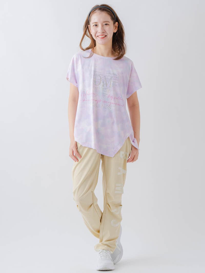 ホログラムチュニックＴシャツ  パープル  1634-1622