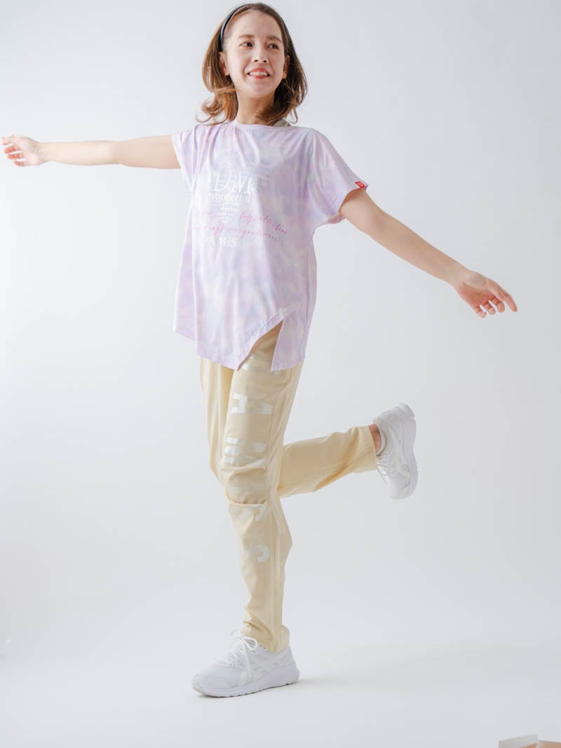 ホログラムチュニックＴシャツ  パープル  1634-1622