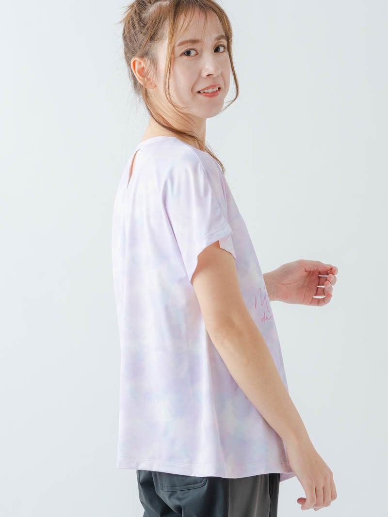 ホログラムチュニックＴシャツ  パープル  1634-1622