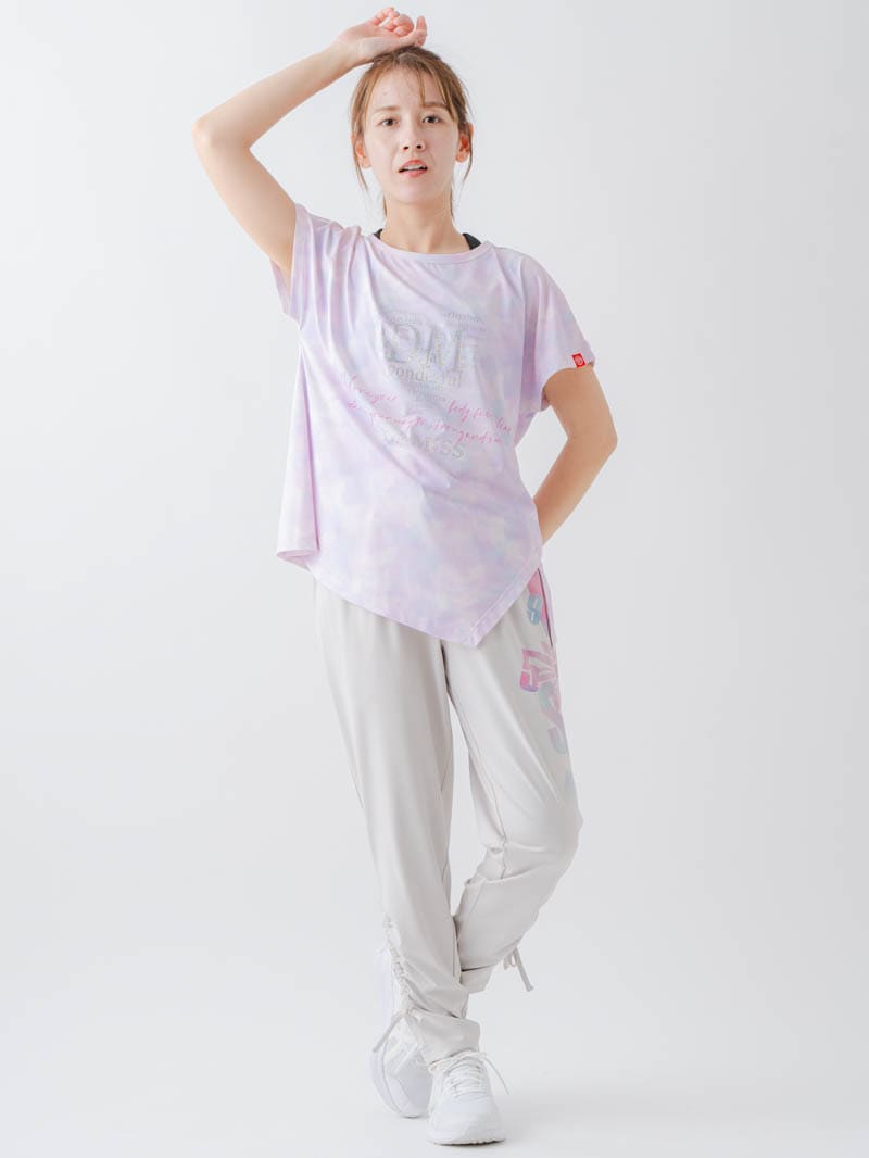 ホログラムチュニックＴシャツ  パープル  1634-1622
