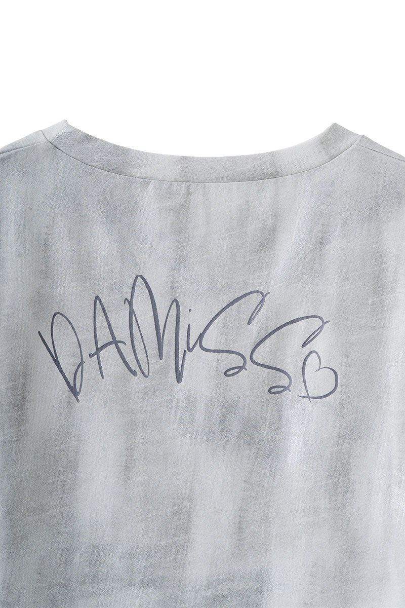 先行割10％OFF】 シャイニーカットロゴTシャツ ホワイト 1634-1495【10