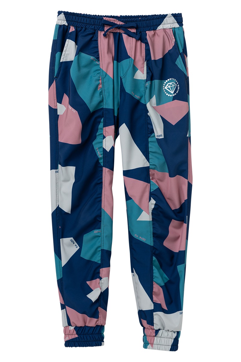 パネルプリントジョガーパンツ ブラウン 1432-1502