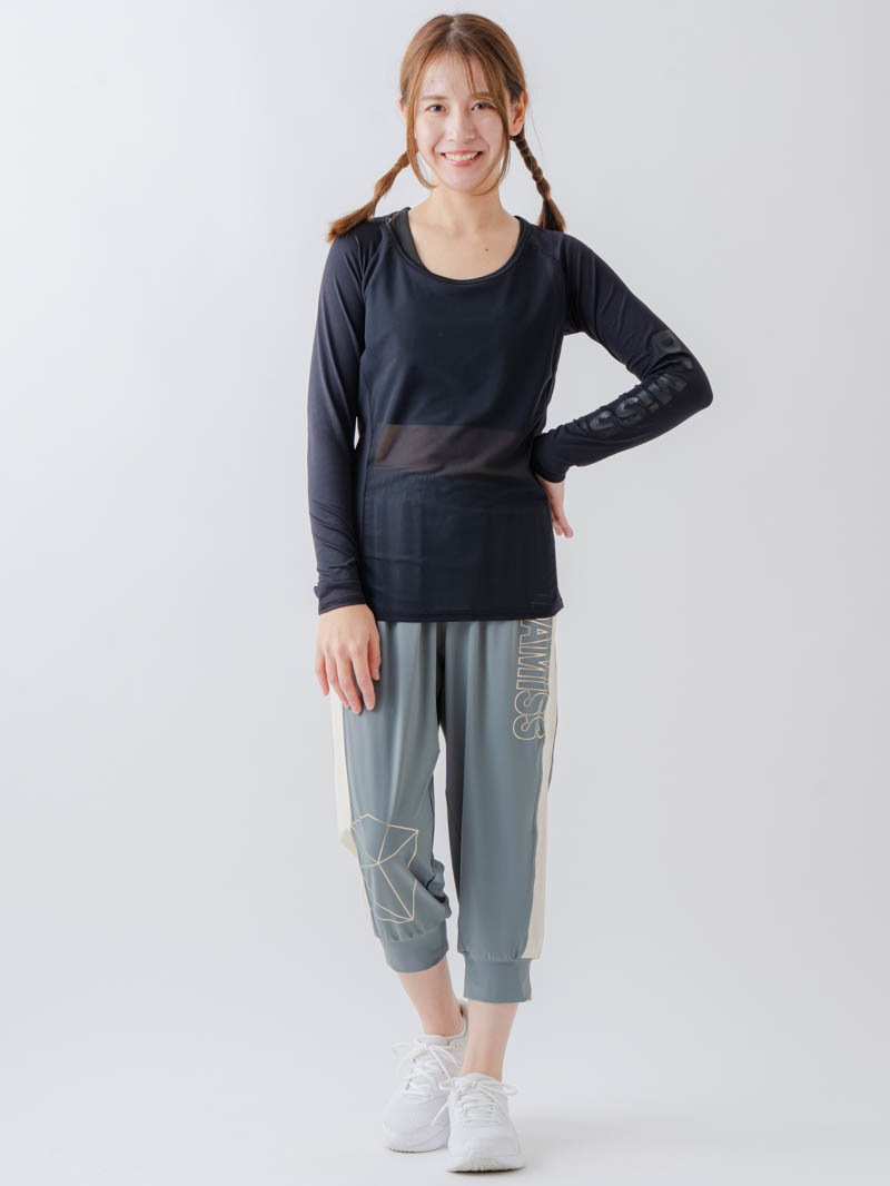 長袖メッシュインナー  ブラック  1635-1703